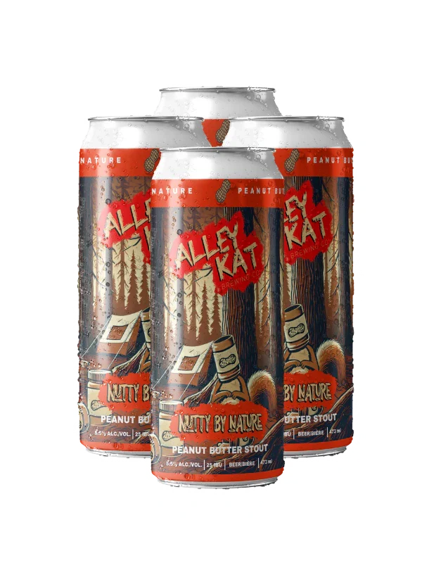 ALLEY KAT NUTTY BY NATURE PEANUT BUTTER STOUT 473ML 4PK CAN @ St. Albert [1055486]