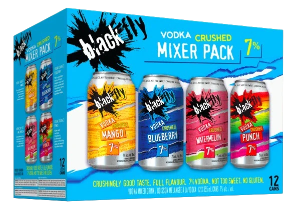 BLACK FLY VODKA CRUSHED MIXER 355ML 12PK CAN @ Regina [1051846]