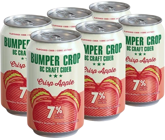 BUMPER CROP APPLE CIDER 355ML 6PK CAN @ Emerald Hills [1009858]