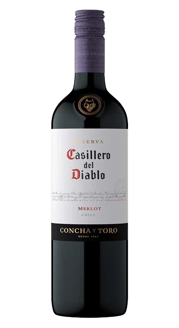 CASILLERO DEL DIABLO MERLOT 750ML @ MacTaggart Ridge [1000562]