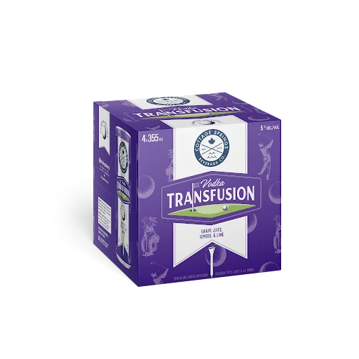 COTTAGE SPRINGS VODKA TRANSFUSION GRAPE 355ML 4PK CAN @ Township [1056628]