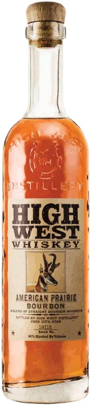 HIGH WEST AMERICAN PRAIRIE BOURBON WHISKEY 750ML @Deerfoot Meadows [1012560]