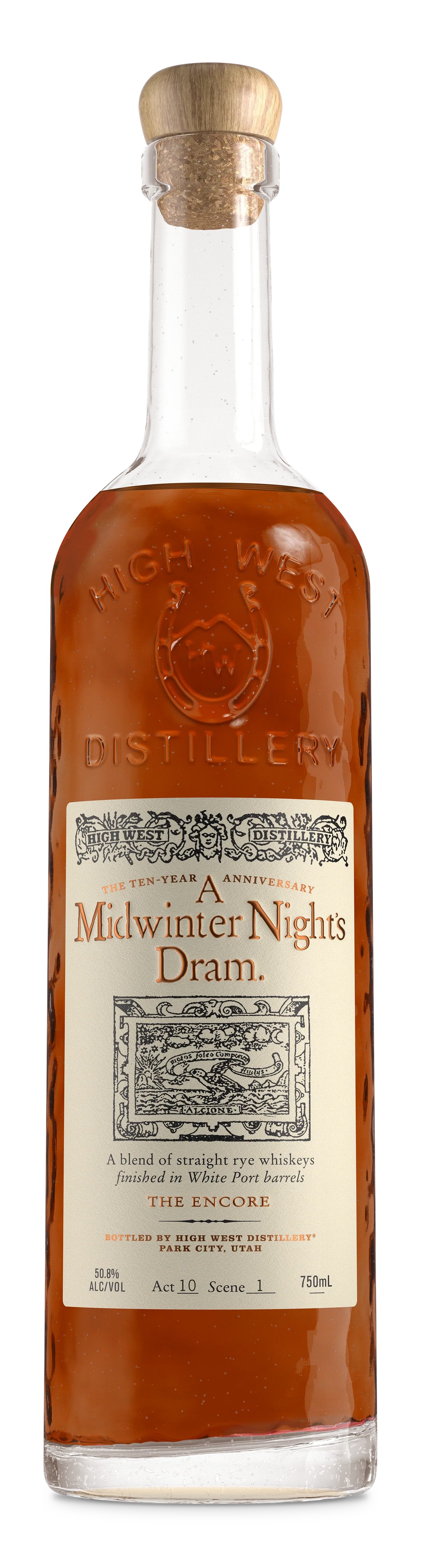 HIGH WEST MIDWINTER NIGHTS DRAM AMERICAN WHISKEY 750ML @ MacTaggart Ridge [1026868]