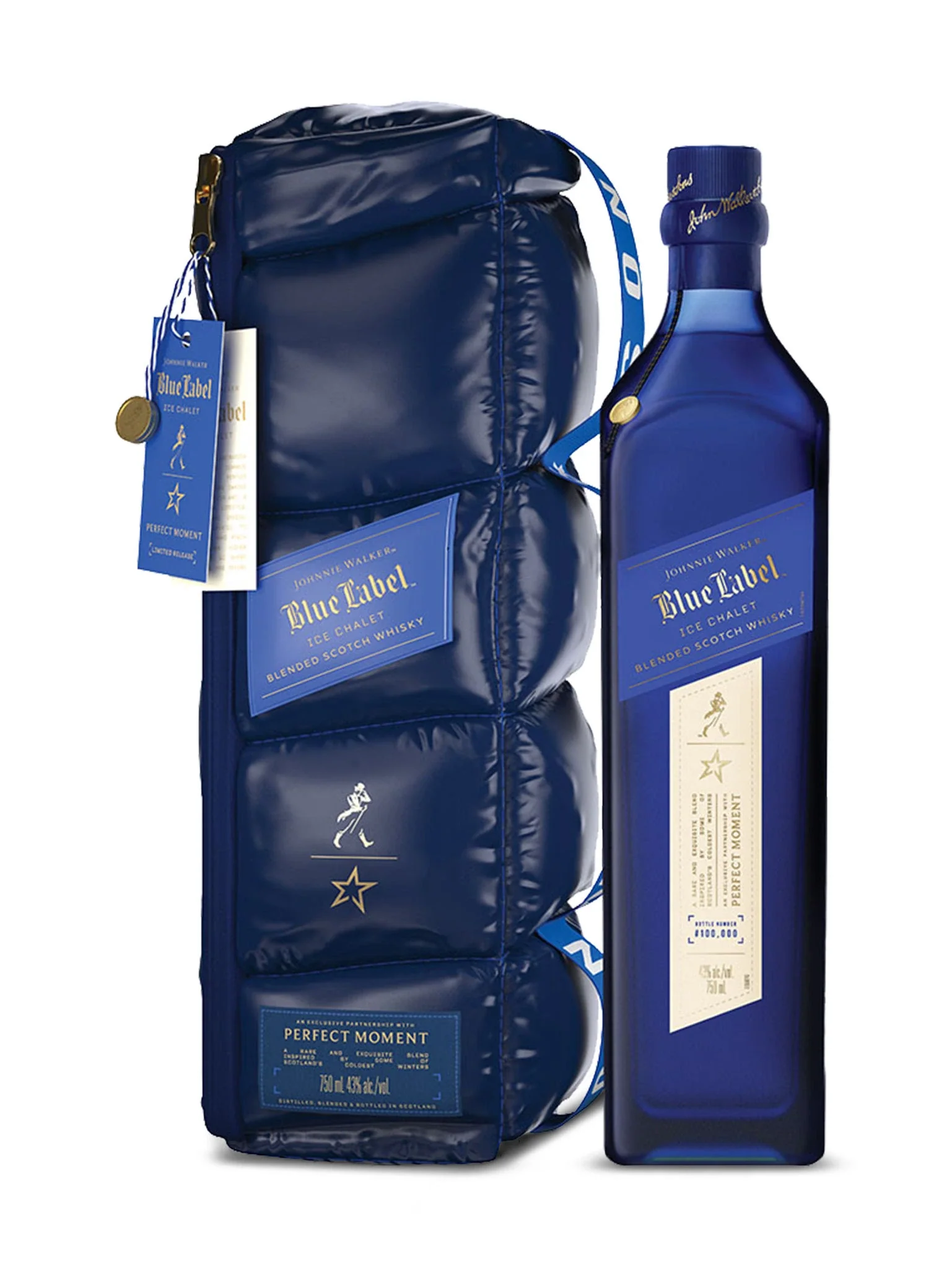 JOHNNIE WALKER BLUE LABEL ICE CHALET BLENDED SCOTCH 750ML @ St. Albert [1055114]