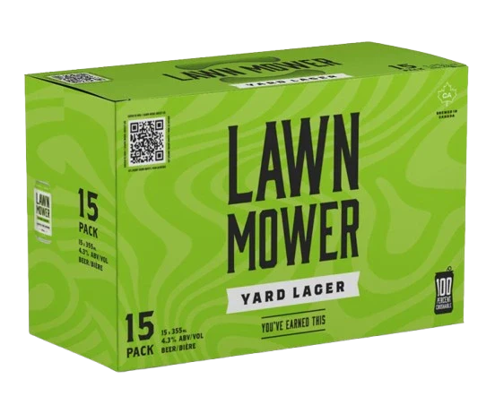 LAWN MOWER YARD LAGER 355ML 15PK CAN @ Township [1058667]