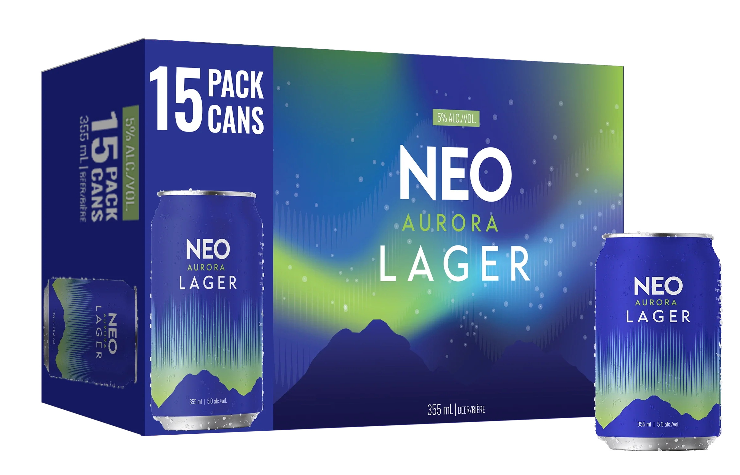 META NEO AURORA LAGER 355ML 15PK CAN @ Sage Hill [1059521]