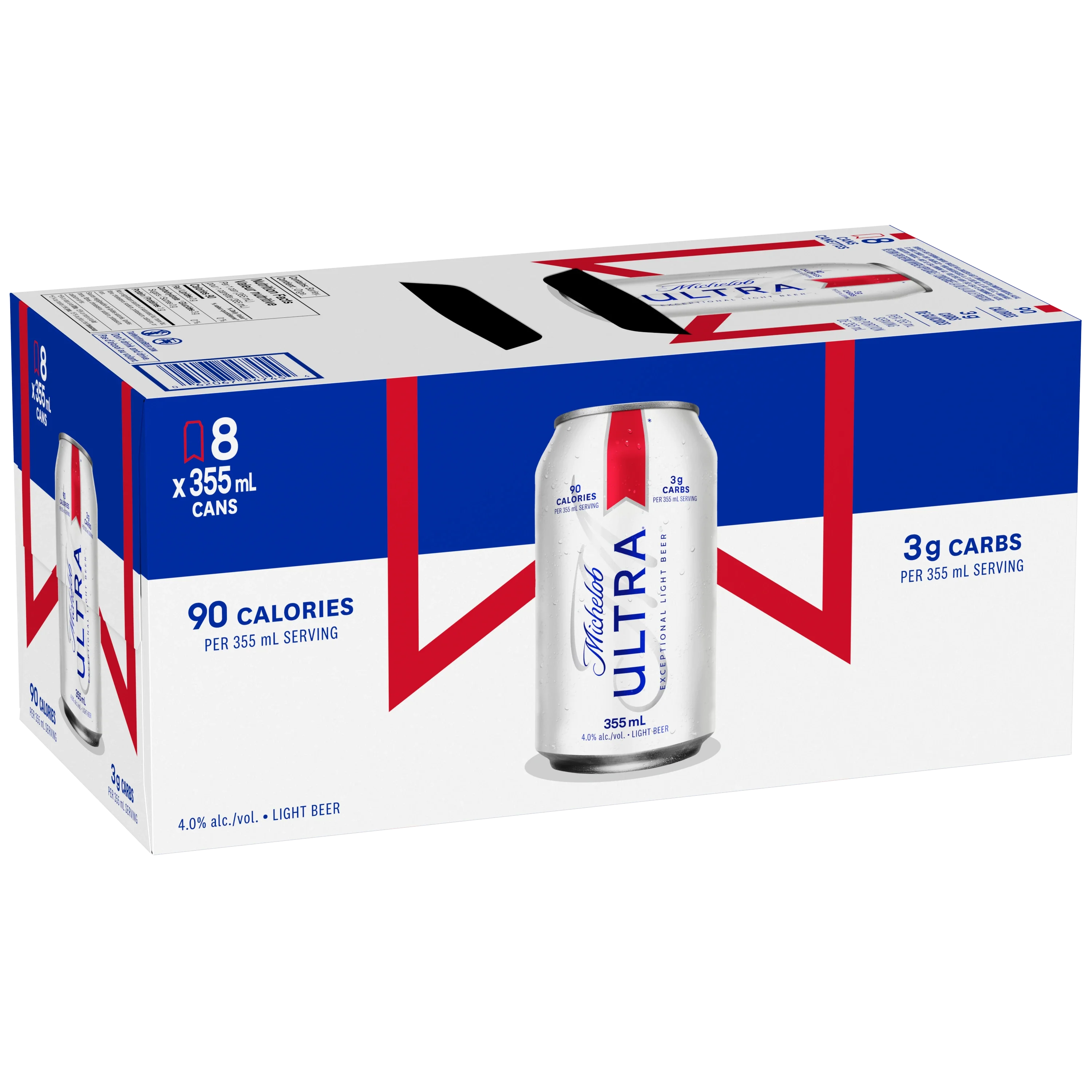 MICHELOB ULTRA LIGHT LAGER 355ML 8PK CAN @ Airdrie [1057578]