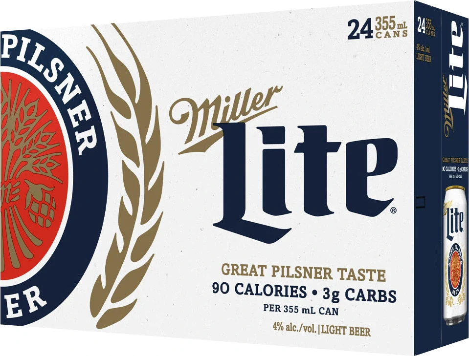 MILLER LITE 355ML 24PK CAN @ Regina [1006702]