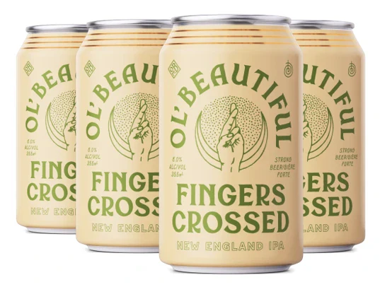 OL BEAUTIFUL FINGERS CROSSED NEW ENGLAND IPA 355ML 6PK CAN @ Airdrie [1056599]