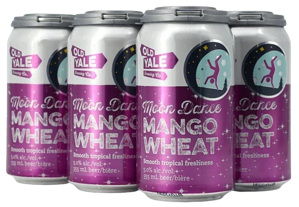 OLD YALE MOON DANCE MANGO WHEAT ALE 355ML 6PK CAN @ MacTaggart Ridge [1015291]