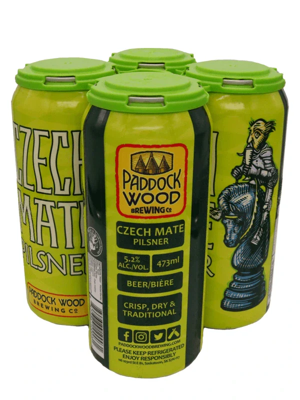 PADDOCK WOOD CZECH MATE PILSNER 473ML 4PK CAN @ Township [1059234]