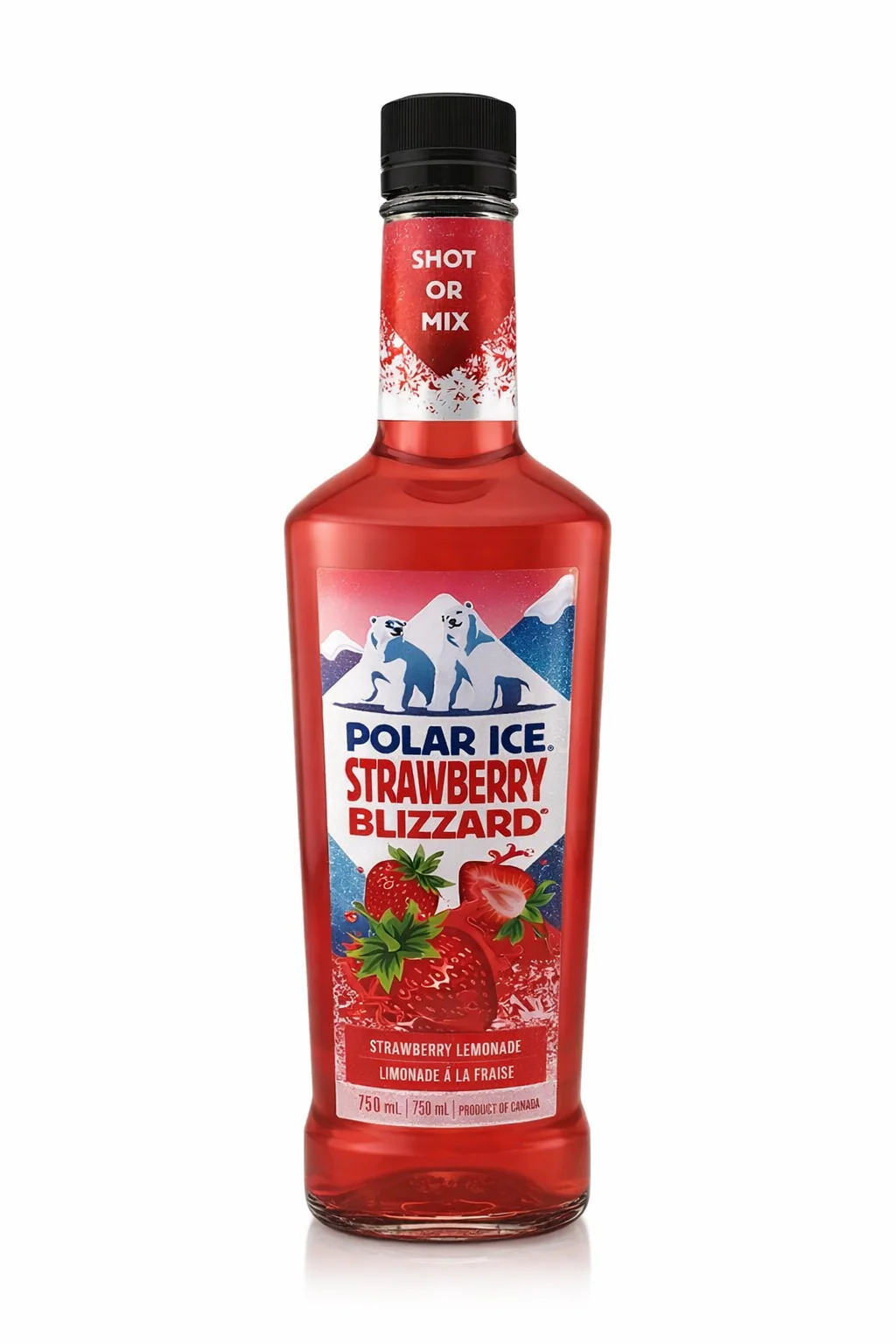 POLAR ICE STRAWBERRY BLIZZARD VODKA 750ML @ Windermere [1062579]