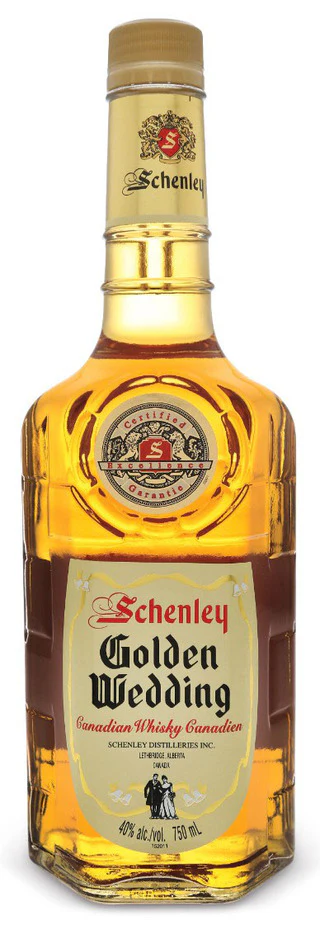 SCHENLEY GOLDEN WEDDING CANADIAN WHISKY 750ML - Image 31