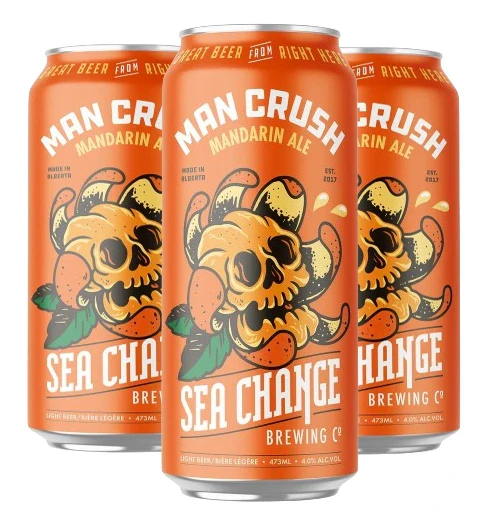 SEA CHANGE MAN CRUSH MANDARIN ALE 473ML 4PK CAN @ Signal Hill [1038554]