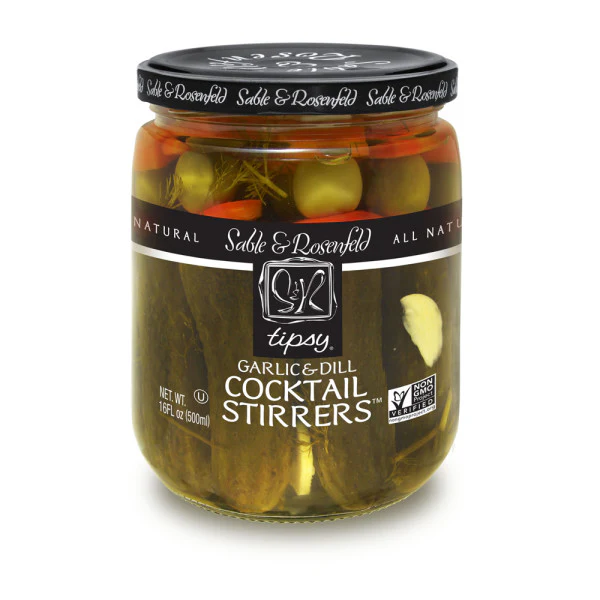 TIPSY GARLIC & DILL COCKTAIL STIRRERS 16OZ @ Emerald Hills [1057634]