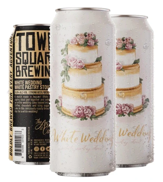 TOWN SQUARE WHITE WEDDING PASTRY STOUT 473ML 4PK CAN @ Airdrie [1024143]