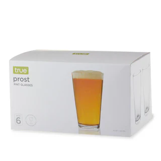 TRUE PROST PINT BEER GLASSES 6PK @ Emerald Hills [1061126]