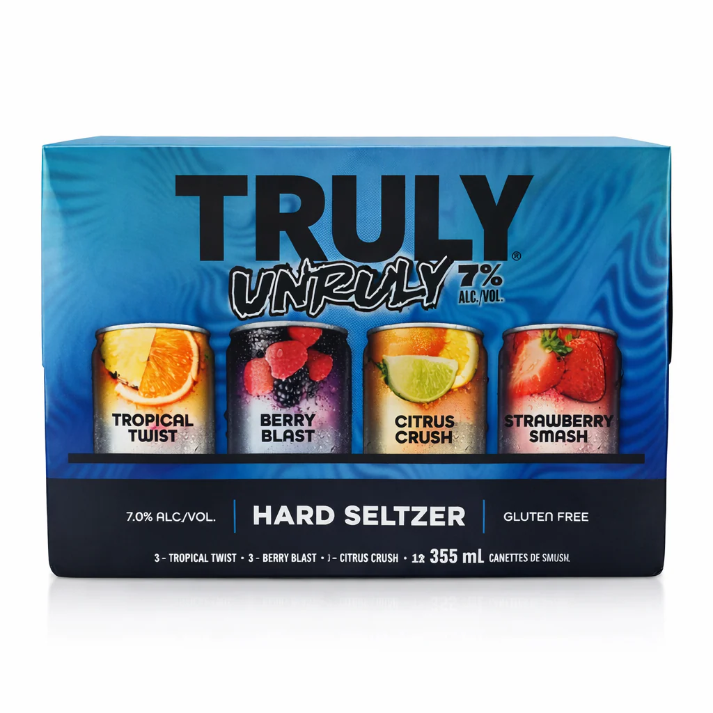 TRULY HARD SELTZER UNRULY 7% VARIETY 355ML 12PK CAN @ Emerald Hills [1071208]