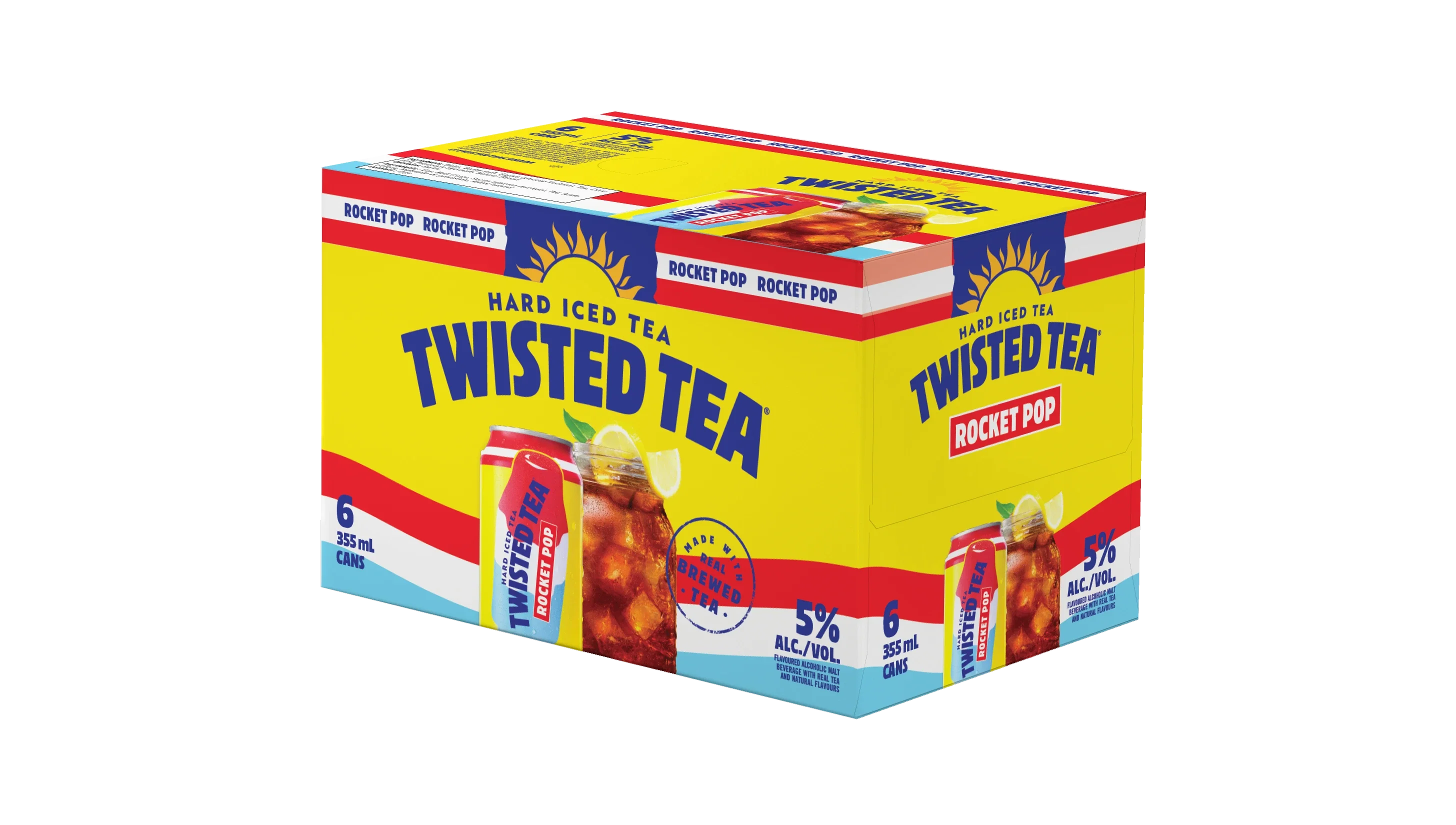 TWISTED TEA ROCKET POP 355ML 6PK CAN @ Deerfoot City [1057496]