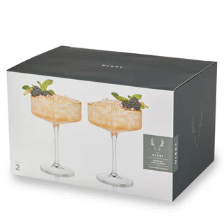 VISKI MERIDIAN COUPE GLASSES 2PK @ Sage Hill [1061264]