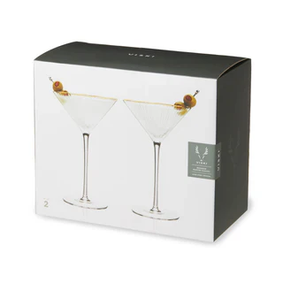 VISKI MERIDIAN MARTINI GLASSES 2PK @ Emerald Hills [1061266]
