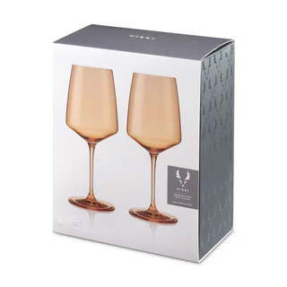 VISKI NOUVEAU TOPAZ WINE GLASSES 2PK @Deerfoot Meadows [1061271]
